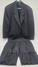 Giorgio Armani Le Collezioni Black Stripped Suit