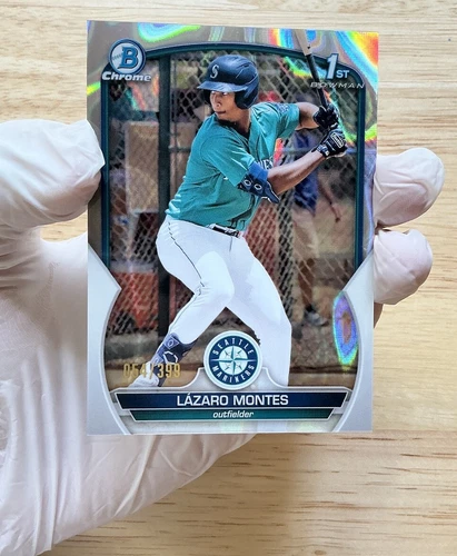 2023 Bowman 1st  - Chrome Prospects Lava Refractor #BCP-58 Lazaro Montes /399 