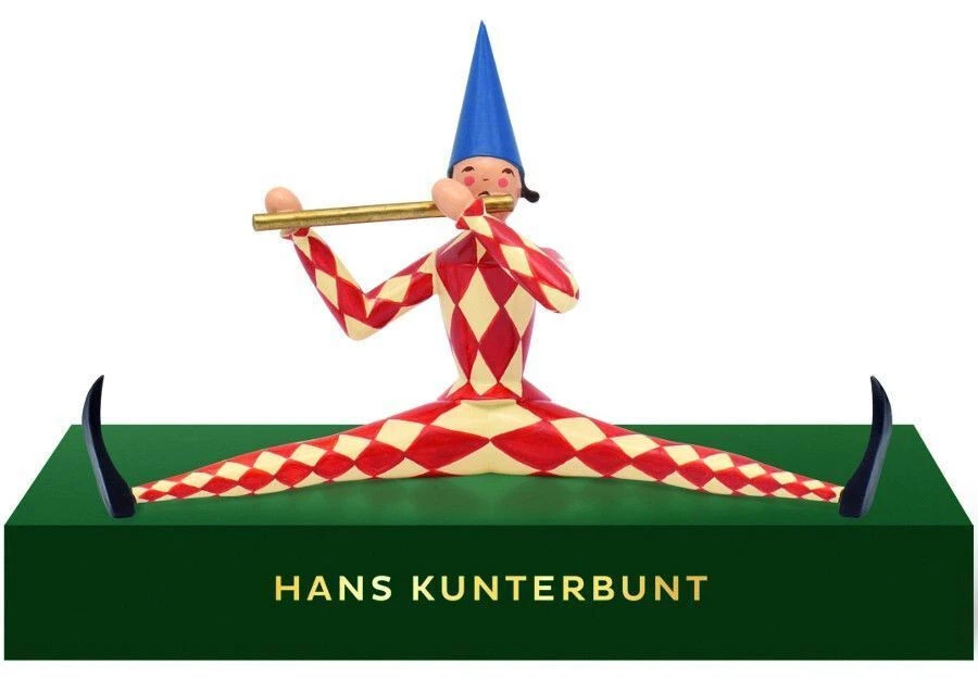 Wendt & Kühn Hans Kunterbunt auf Podest klein Hanskunterbunt 5332 vom Fachhandel - Bild 1 von 1