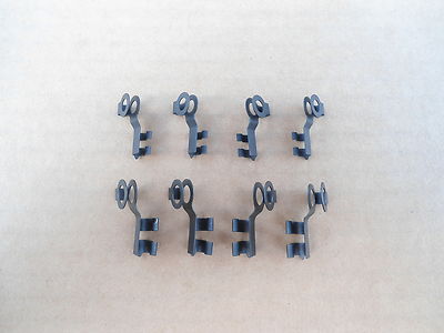 8 OLD SCHOOL THROTTLE ROD LINKAGE CLIPS! FITS ALL FORD 1950's & UP! TRUCKS/CARS