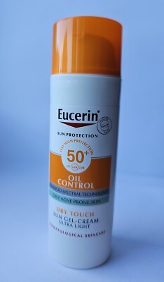 Eucerin Oil Control Dry Touch Sonnengel Creme LSF 50 für akneanfällige Haut 50 ml