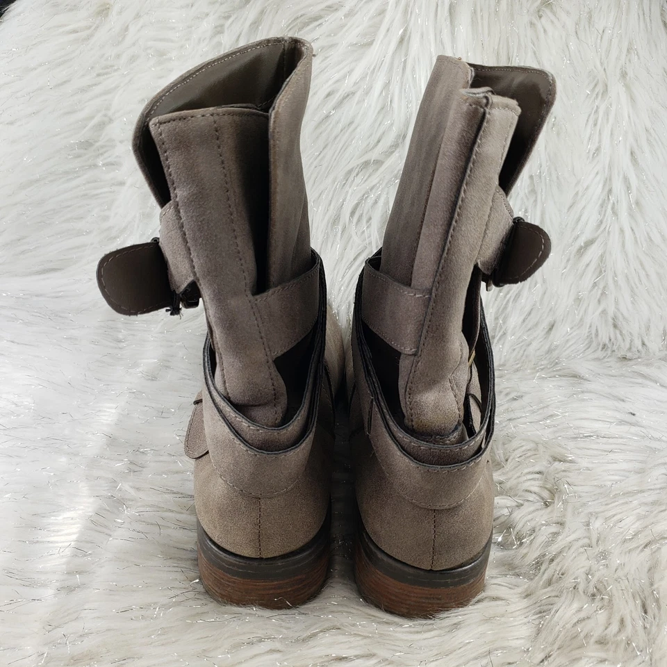 Botines informales RAMPAGE Islet gris topo para mujer talla 6,5 M Foto 4 de 4