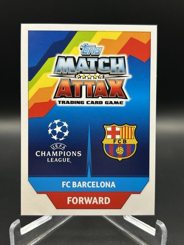 2017-18 Topps UEFA Champions League Match Attax #35 Lionel Messi "Hot Shot" Karte - Bild 2 von 2