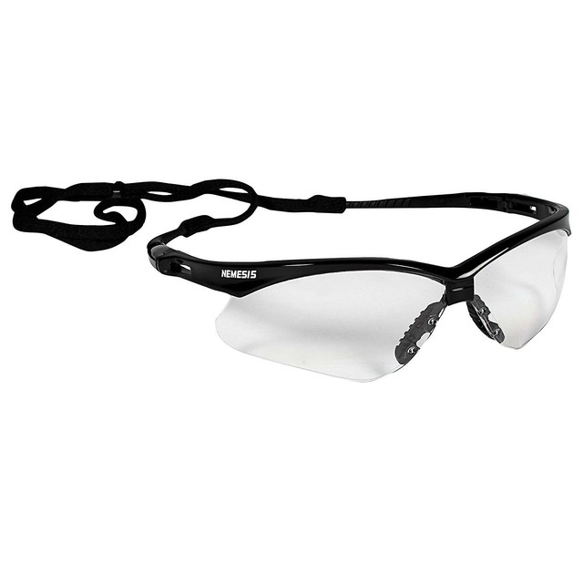 Jackson Nemesis KC Z87 S Safety Glasses Clear Indoor/outdoor Lens Black