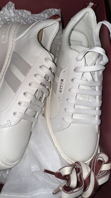 Brand New Men s Bally Sneakers BOX 2 pair of shoe strings.  Size 6 