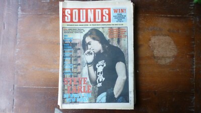 SOUNDS MAGAZINE. 15.10.1988. Steve Earle. U2. That Petrol Emotion.