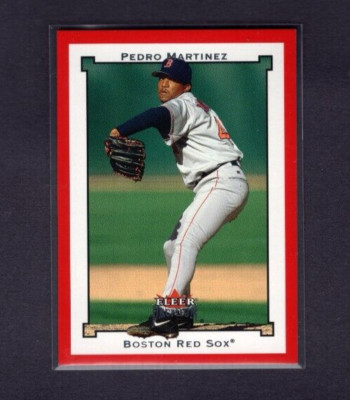 2002 FLEER SKYBOX PREMIIUM STAR RUBIES NO SERIAL PROOF #26 PEDRO MARTINEZ MINT!