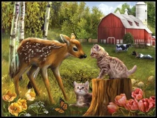 Want to be Friends -Chart Needlework Crafts DIY-Counted Cross Stitch Pattern