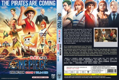 DVD JAPANESE LIVE ACTION ONE PIECE SEASON 1 VOL.1-8 END ENG DUBBED