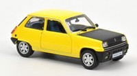Norev 1/43 Renault 5 Copa 1980 Gelb Modellbau Statisches Modell Diecast