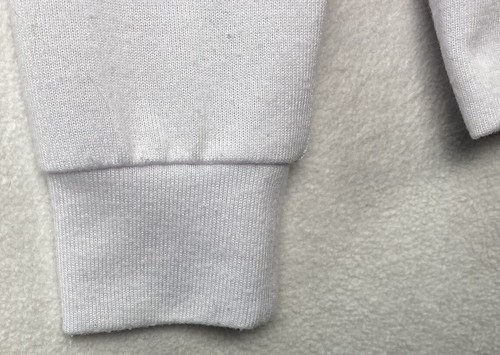 C.D. PETITES Woman SIZE PS White Full Zip Sweater Silver Studs Light Weight - Picture 3 of 7