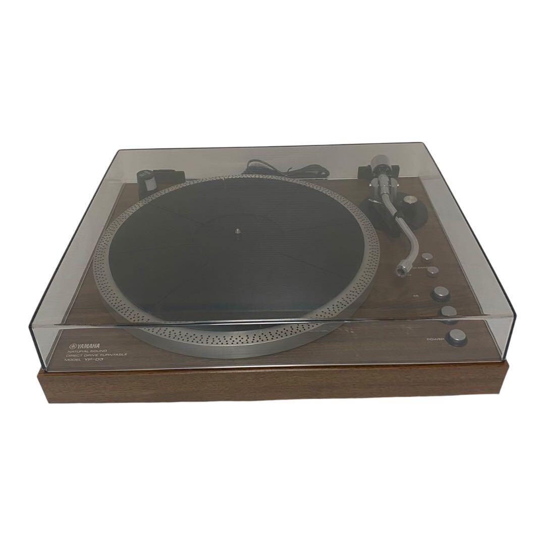 YAMAHA YP-D3 Direct Drive Record Player Turntable Brown Very Good