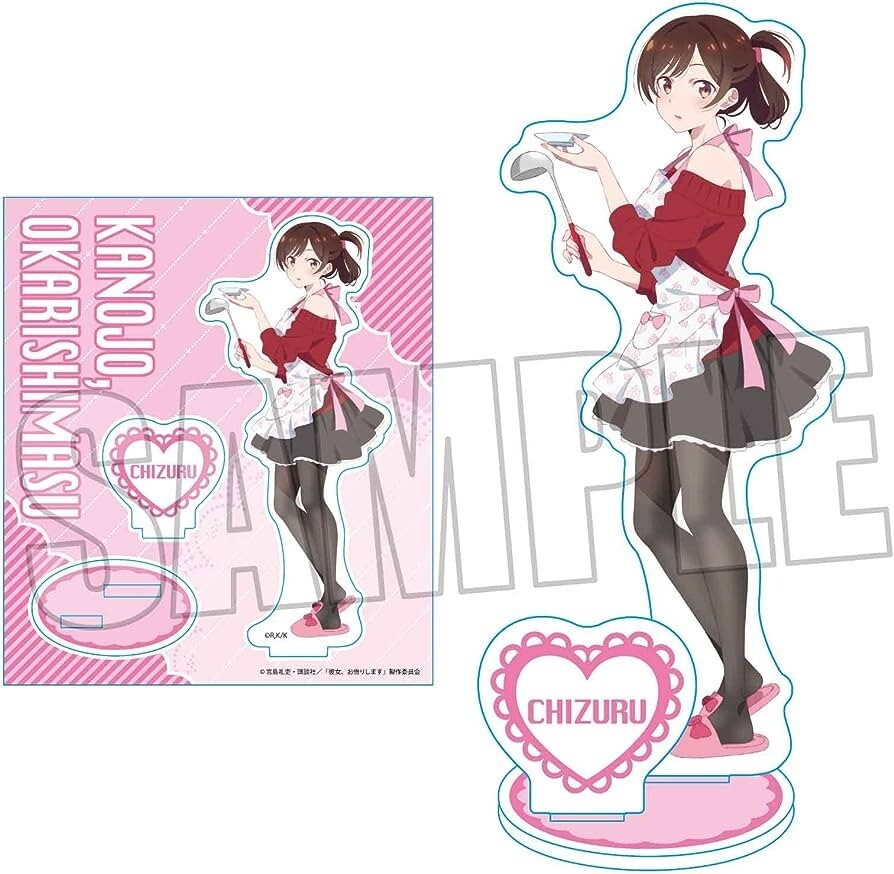 NEW Rent A Girlfriend Chizuru Mizuhara Acrylic Stand Figure Apron