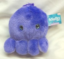 RUSS Petooties Pets Series 19 TIEN PURPLE OCTOPUS 4" Plush STUFFED ANIMAL NEW