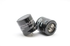 ELECTROLYTIC CAPACITOR SIEMENS ELKO 100uF 385V NOS 2PC CA32CA32BISU411F260918