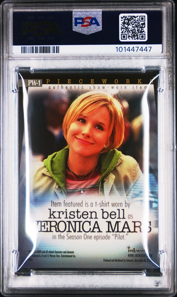 Kristen Bell 2006 Inkworks Veronica Mars Pieceworks Pilot Episode Worn Shirt - Image 2 of 2