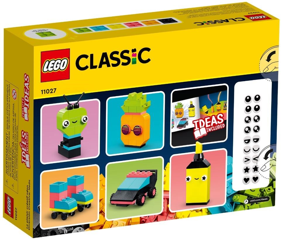 5702017415116 КОНСТРУКТОР LEGO CLASSIC 11027 КРЕАТИВНЫЙ НЕОНОВЫЙ СПАСАТЕЛЬ Lego