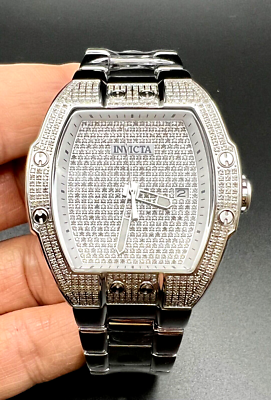 Invicta New S1 Rally 45688 Men's 3.36ctw Pave Diamond Automatic