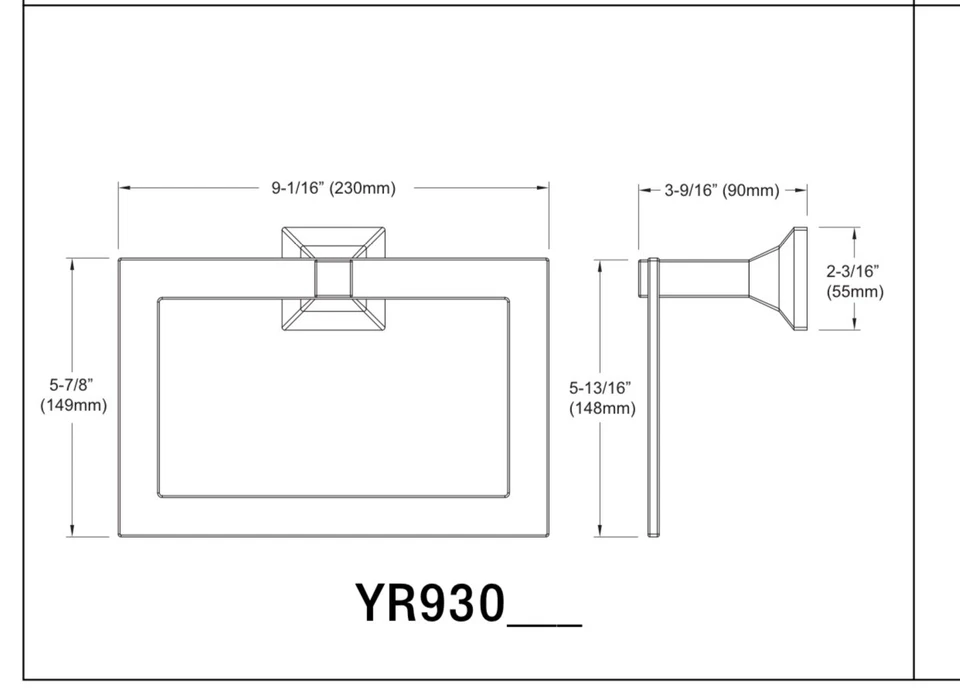 TOTO Lloyd YR930N полотенце кольцо матовый никель совершенно новый Бесплатная доставка - Изображение 2 из 4