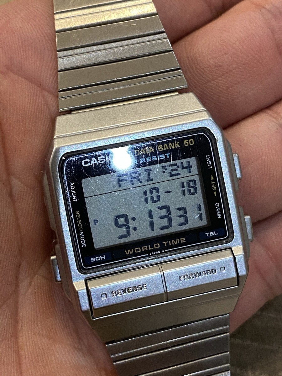Vintage Casio Db-520 Data Bank 675 Telememo Year 1989 for Vintage Casio Db-520 Data Bank 675 Telememo Year 1989 for