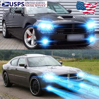 fog lights for dodge charger 2008 Fog Lights For 2009 Dodge Charger Dodge Charger 2006-2009 / Challenger 2008-2010  Front Fog Lights Clear Len (Includes Switch & Wiring Harness) main image 1