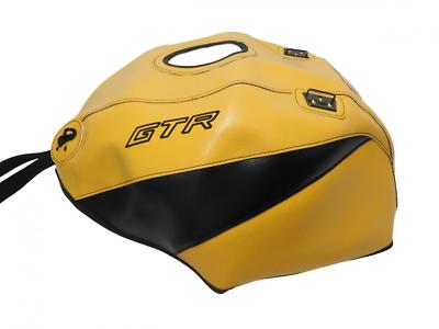 Hyosung Comet 600 03-08 Top Sellerie Fuel Petrol Benzintank Cover Gelb Schwarz