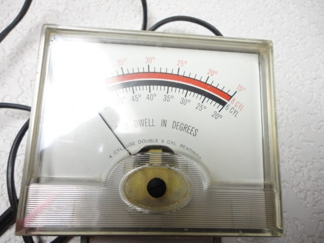 Vintage Collectible RAC CAM DWELL TESTER 6 and 8 Cylinder engines