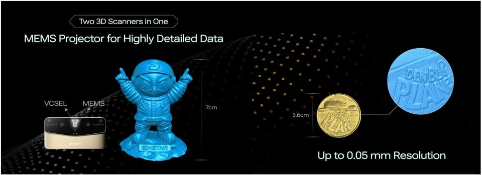 EINSTAR VEGA TITANIUM GRAY  3D SCANNER - Bild 3 von 4