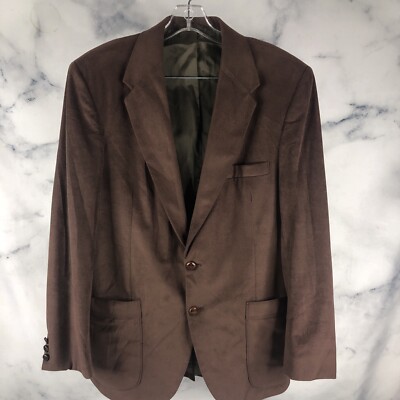 Farah Suit Sport Coat Men's Blazer 42R Brown  Vintage