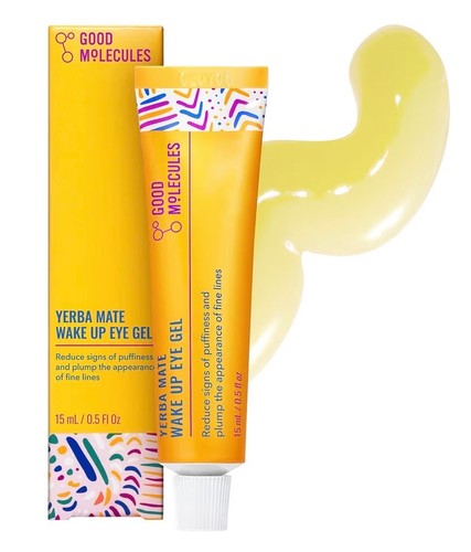 Good Molecules Yerba Mate Wake Up Eye Gel, Skincare for Face - 0.5 fl oz
