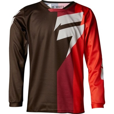 Fox Racing Red/Black Whit3 Tarmac Jersey 19354-017-L YOUTH Size Large