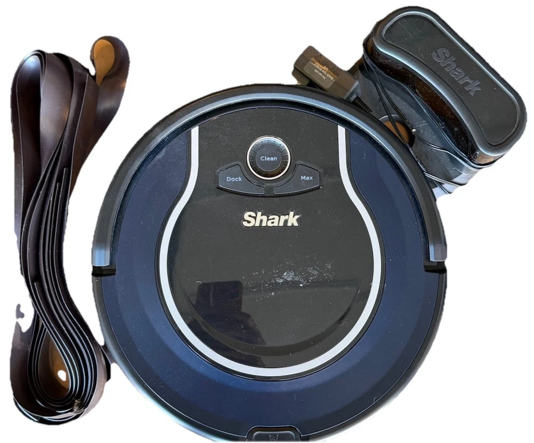 SHARK ION Robot Vacuum Rv75_ N Robotic Vacuum Carpet and Hard Floor Cleaner,