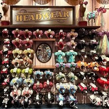 230 Styles Disney- Parks Magical Bow Sequin Minnie Mickey Ears Headband Gifts