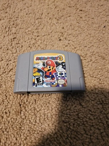 Mario Party 3 Nintendo 64 N64 Authentic Game Cartridge Tested & Working
