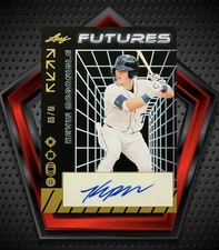 Kevin McGonigle *19/99* Auto 2024 Leaf Futures Gold RC #A-KMG Detroit Tigers MLB