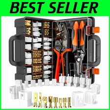 Automotive Wire Connectors Kit with Crimper Tool