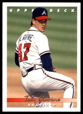 Tom Glavine 1993 Upper Deck #75 Braves MLB READ FREE SHIPPING AutographDen