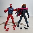 Marvel Legends Scarlet Spider Kaine Action figures Spider Man Retro Card bundle
