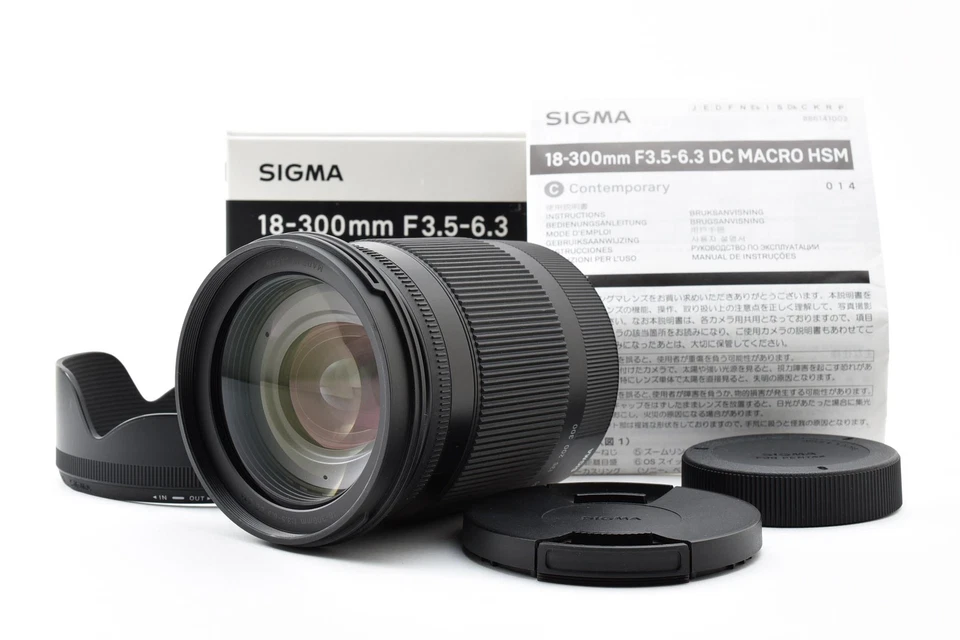[Presque inutilisé] Sigma 18-300 mm F/3,5-6,3 Contemporary DC Macro HSM... - Photo 1/4