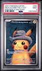 2023 POKEMON SVP EN-SV BLACK STAR PROMO #085 PIKACHU WITH GREY FELT HAT PSA 9