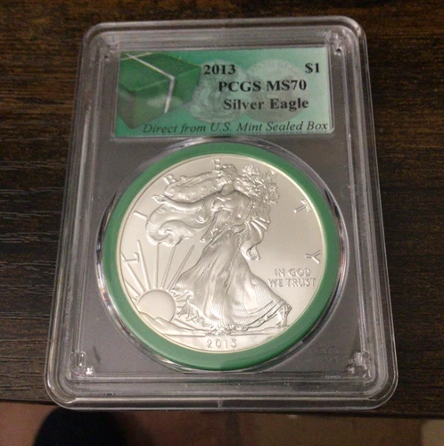 2013 American Silver Eagle Coin MS70 PCGS