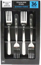 Member'S Mark Stainless Steel Dinner Forks 36 Ct. , Silver