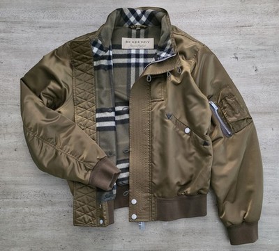 Burberry London England MA-1 Bomber Jacket Men's Sz 58 IT (2XL US