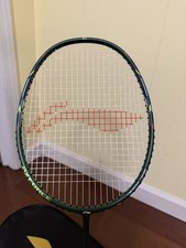 Li-Ning Axforce Cannon 4U Badminton Racket Deep Teal Max tension:32lbs.