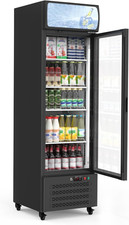 Energy Efficient 11.9 Cu.Ft Dual-Layer Glass Door Beverage Cooler