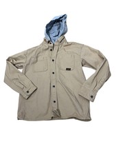 H M New York City Youth 9-10Y U.S. 10 Hooded Jacket Khaki Removable Good