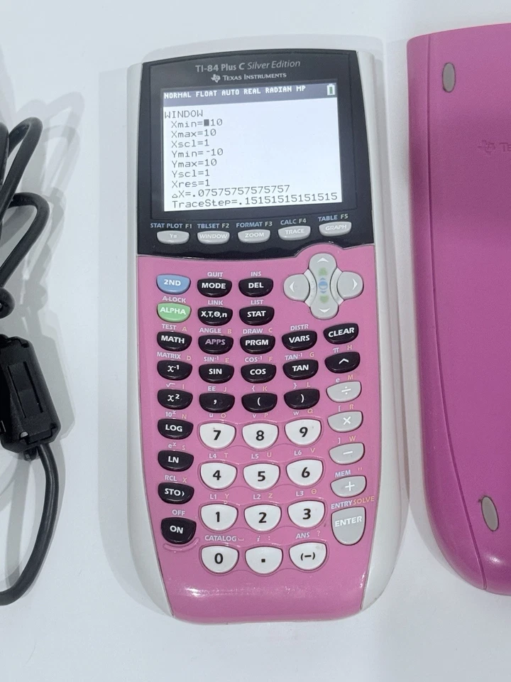 Texas Instruments TI-84 Plus C Silver Edition Graphing Calculator Tested/Working - Image 2 of 4