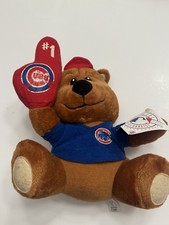 CHICAGO CUBS MLB 10" Soft Plush Teddy Bear w/ Shirt Hat 1 with Tag