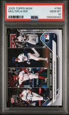 2025 TOPPS NOW #766 AARON JUDGE CAL RALEIGH KYLE SCHWARBER SHOHEI OHTANI PSA 10