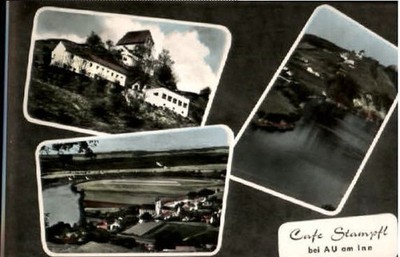 Au Inn Cafe Stampfl ungelaufen ca. 1955
